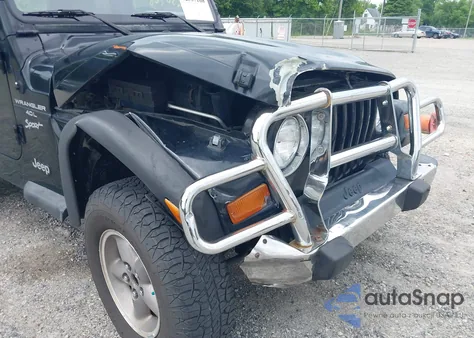 1999 Jeep Wrangler Sport from USA, damaged, VIN 1J4FY19S1XP406264